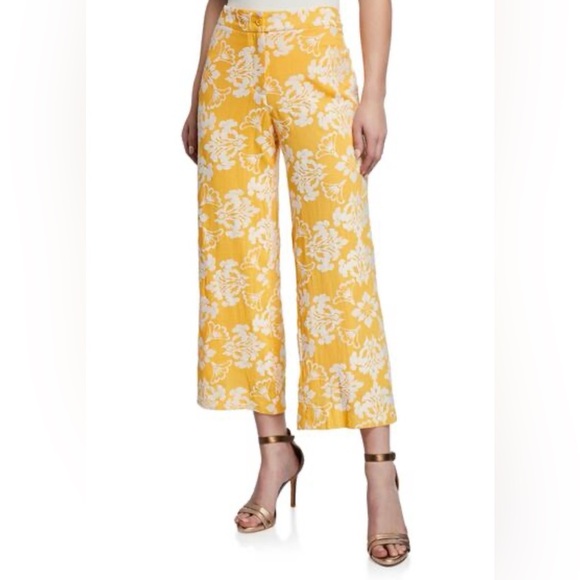 Mestiza Pants - Mestiza New York 10 Malaga Yellow Embroidered Pants Size 8